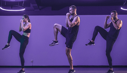 Aula de Body Combat na Smart Fit