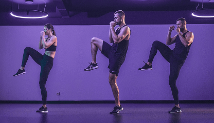 Aula de Body Combat na Smart Fit