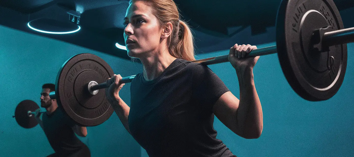 Aula de Body Pump na Smart Fit