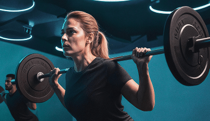 Aula de Body Pump na Smart Fit