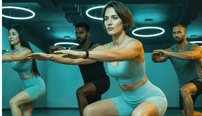 Aula de FitDance Workout na Smart Fit