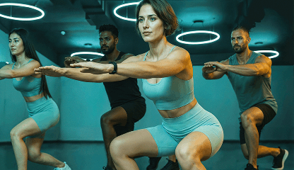 Aula de FitDance Workout na Smart Fit