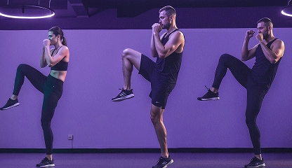 Aula de Body Combat na Smart Fit