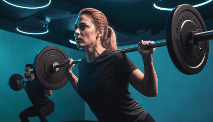 Aula de Body Pump na Smart Fit