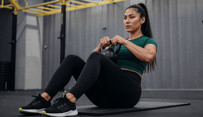 Aluna praticando treinamento funcional na Smart Fit