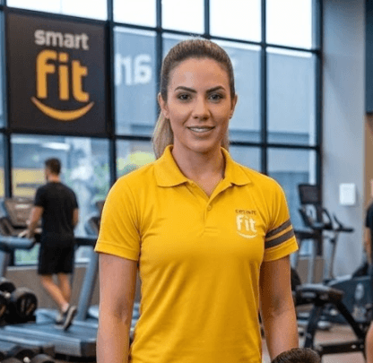 Pessoa Recepcionista da Smart Fit