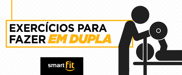 exercícios dupla parceiro treino motivação smart fit