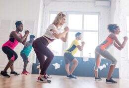 Aula de Zumba em academia