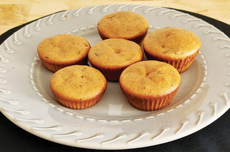 Muffin de banana sem farinha